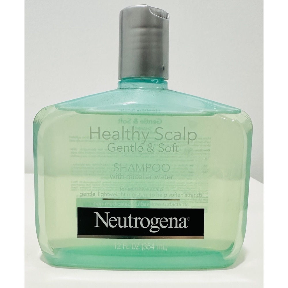Neutrogena Healthy Scalp Gentle & Soft Shampoo Micellar Water 12 FL OZ Box Damge